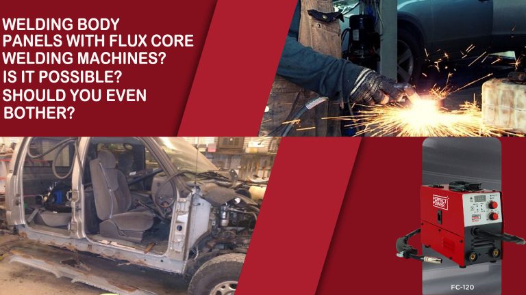 flux core welding auto body panels